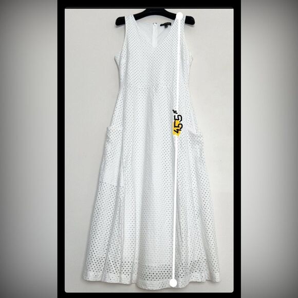 Banana Republic Lace Fit + Flare Midi Dress. - Picture 10 of 14